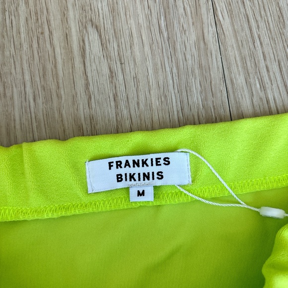 Frankie’s Bikinis Neon Green Skirt - Picture 3 of 4